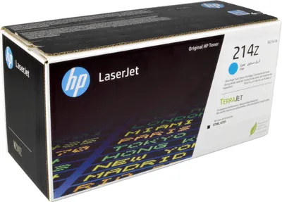 Obrázek produktu pro HP Azurová originální tonerová kazeta LaserJet 214Z s ultravysokou výtěžností, 26000 str., Azurová, 1 kusů