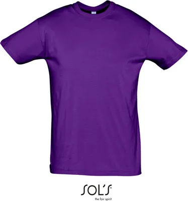 Immagine prodotto di SOLs 11380 | Maglietta da uomo Regent 150 - Colore: Viola scuro - Taglia: M