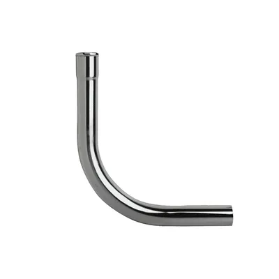 Produktbild von tecuro 90° Spülrohrbogen Ø 28 mm für WC-Druckspüler - Messing verchromt