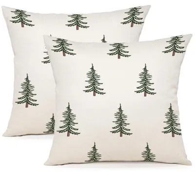 Produktbild von Set mit 2 Weihnachtskissenbezügen, 40x40 cm