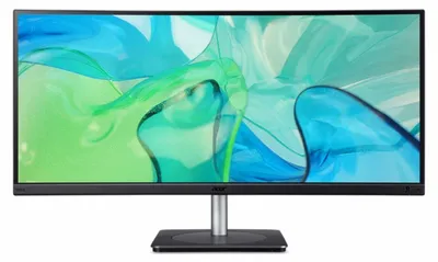 Image de ACER Acer CB343CUR computer monitor 86.4 cm (34") 3440 x 1440 pixels UltraWide Quad HD LED Black, Silver