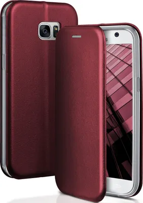 Produktbild von BUSINESS-Case für Samsung Galaxy S7, Farbe:Burgund - Red