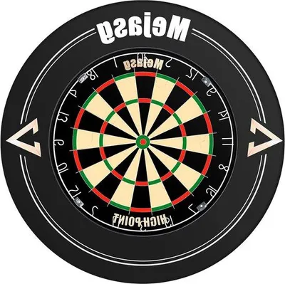 Produktbild von Professionelles Sisal-Dartboard-Set mit 6 Darts für Erwachsene Outdoor