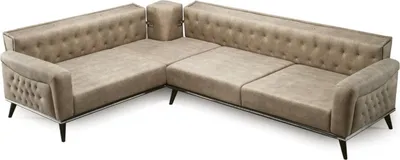 Immagine prodotto di Divano Divano Beige Set Soggiorno Design Divano moderno Divano ad angolo nuovo