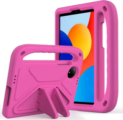 Produktbild von Xiaomi Redmi Pad SE 8.7 Hülle - Stoßfeste Kinderhülle - Rosa