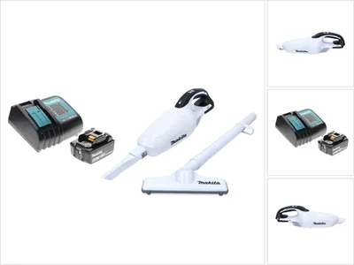 Produktbild von Makita DCL 181 FRT1 W Akku Staubsauger 18 V Weiß + 1x Akku 5,0 Ah + Ladegerät