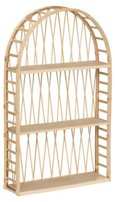 Produktbild von Atmosphera | Wandregal - Wandablage - 45 x 11 x 74 cm - Beige - Hängeregal - Matt