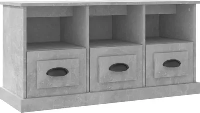 Produktbild von vidaXL TV-Schrank Betongrau 100x35x50 cm Holzwerkstoff