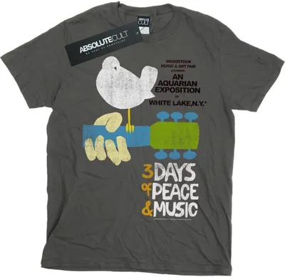 Obrázek produktu pro Woodstock - Pánské tričko BI51719 (S) (Charcoal)
