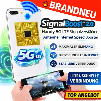 Produktbild von SignalBoost™ 2.0 Handy 5G 4G LTE Signalverstärker Antenne Internet Speed Booster