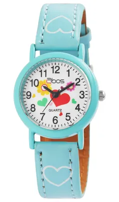 Produktbild von QBOS Kinderuhr mit Kunstlederionsarmband