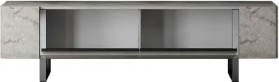 Produktbild von Skye Decor, Yildiz - Travertine, Silver, TV-Ständer, Travertin, 100 % MELAMINBESCHICHTETE SPANPLATTEN, 180 x 50 x 30 cm