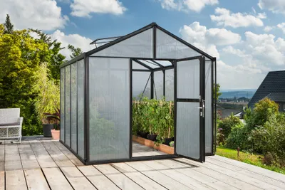 Produktbild von Vitavia  Gewächshaus Zeus2 8100 HKP 16mm, schwarz, 278108