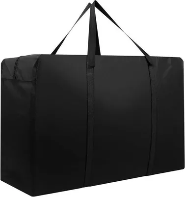 Produktbild von Aufbewahrungstasche für Gartenkissen – 600D Oxford-Gewebe – mit Tragegriff – 72 x 43 x 28 cm – Schwarz – 87 Liter