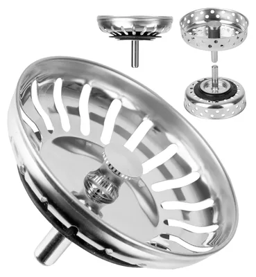 Siebkorb-Set Ø 80 mm Edelstahl für IKEA LILLVIKEN