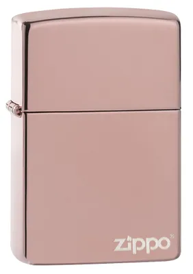 Produktbild von Zippo PL49190 Klassiker Hochpolig Rosgold Zippo Logo Winddicht leichter