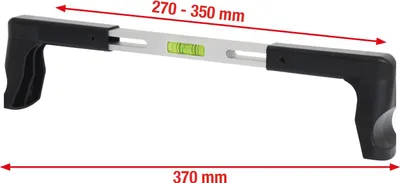 Zdjęcie produktu dla KS Tools 515.3183, 0,37 m, Czarny, Metaliczny, Aluminium, 205 g