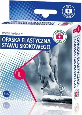 Produktbild von Apteczka ABC Opaska stawu skokowego elastyczna L, 1 sztuka