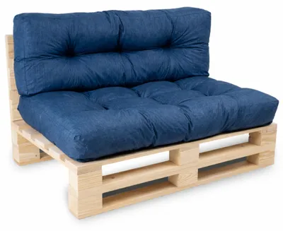 Obrázok produktu pre Vodoodpudivé paletové vankúše - Sedací vankúš 120x80 cm - Operadlo 120x40 cm