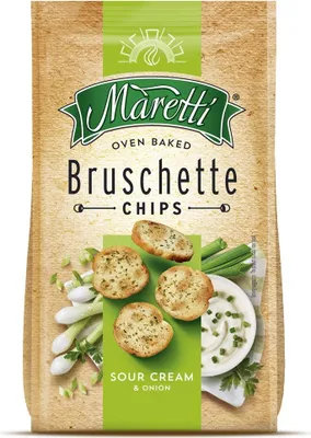 Produktbild von Maretti Bruschette Chips Sour Cream & Onion 150g