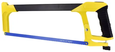 Produktbild von verstellbare Profi Metallsäge in Gelb / Schwarz mit 300 mm Blatt