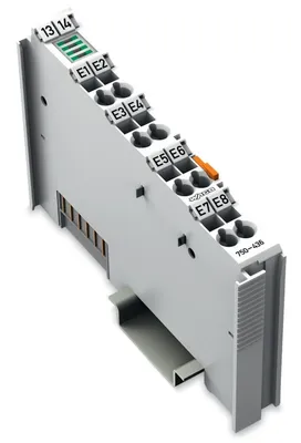 Produktbild von Wago 750-436, 8 Kanäle, 0,5 kV, Eingang, 24 V, 12 x 100 x 67,8 mm