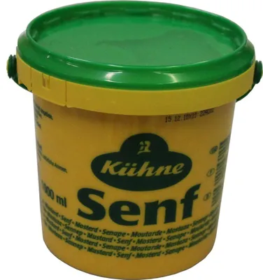 Produktbild von Kühne Senf würzig-pikant (1 kg im Eimer)