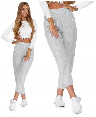 Immagine prodotto di Moraj | Pantaloni da jogging - Taglia L - Pantaloni da donna grigi - Pantaloni da allenamento - Cotone, pantaloni in cotone