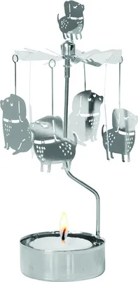 Produktbild von Lustige Hunde teelichtkarussell - Pluto Design