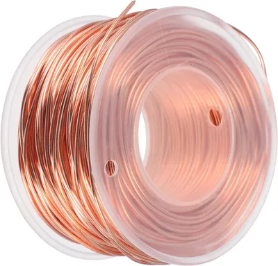 Produktbild von FOMIYES Kupferdraht für Bastelarbeiten, 18 Gauge, 40m, 0,62 Lb-Spule aus reinem Kupfer für Elektrokultur und Gartenbau