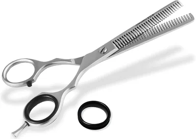 Produktbild von Profi Haarschere Friseurschere Effilierschere aus rostfreiem Edelstahl | Haarschneideschere mit Scharfer Schneide für ein perfekten Haarschnitt 15,24 cm