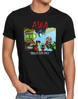 Produktbild von Herren T-Shirt Awa Regular Fit mit originellem Druck