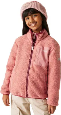 Produktbild von Regatta Frankie Warm Fleece Mit Durchgehendem Reißverschluss Rosa 7-8 Years Mädchen Rosa 7-8 Years
