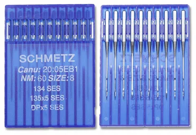 Produktbild von Schmetz Nähmaschinennadeln 135x5 60 SES 10 Stück Hochwertig