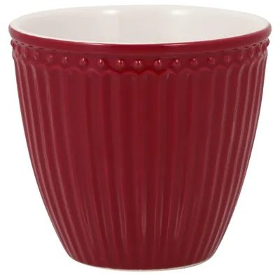 Produktbild von Greengate Latte Cup Tasse Alice Claret Red (300ml)