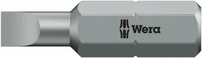 Produktbild von Bit zähhart 1/4" DIN 3126 C6,3 Schlitz 5,5x1x39mm Wera