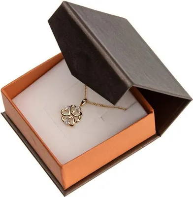 Produktbild von SILBERKETTEN STORE Panzerkette 1,2mm mit Anhänger "Herzblume" - 333 Gold und 375 Gold - 45cm