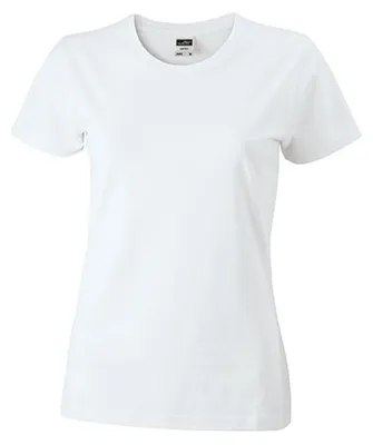 Produktbild von James and Nicholson - T-Shirt für Damen LT2368 (XL) (Weiß)