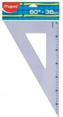 Image de Maped 242636 Triangle plastique Transparent