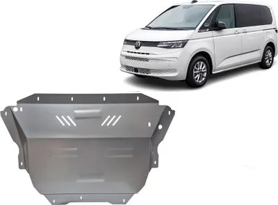 Image de Protection anti-encastrement en aluminium pour Volkswagen Transporter T7