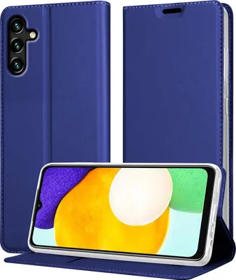 Produktbild von Cadorabo Handyhülle für Samsung Galaxy A13 5G Schutz Hülle in Blau Cover Etui Book Case Booklet