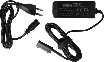 Produktbild von vhbw Netzteil kompatibel mit Sony Xperia SGPT114, SGPT112, SGPT113, S, SGPT111 Notebook - 200 cm, 30 W