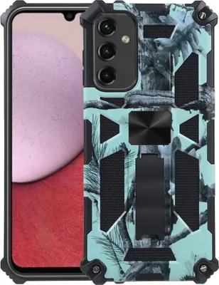 Immagine prodotto di Per Samsung Galaxy A14 5G / 4G Camouflage Armor Cover Turchese Custodia del telefono cellulare Custodia Militare