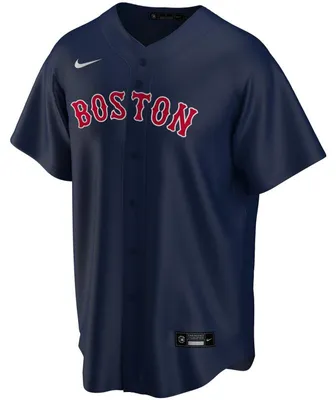 Image de Maillot de Baseball MLB Boston Red Sox Nike Replica Alternate Bleu marine pour H
