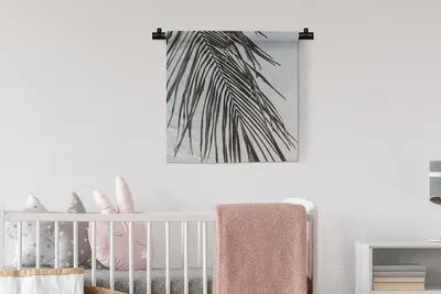 Produktbild von MuchoWow® Wandteppich Wandbehang Sommer - Blatt - Palme 60x60 cm Tapisserie Dekoration Wandtuch - Dekorationen - Wand Decke