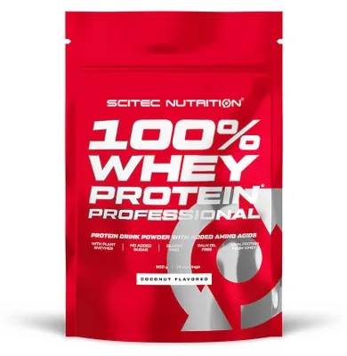 Image de Whey protéine - Scitec Nutrition - 100% WHEY PROFESSIONAL (500G) - Saveur Noix de Coco