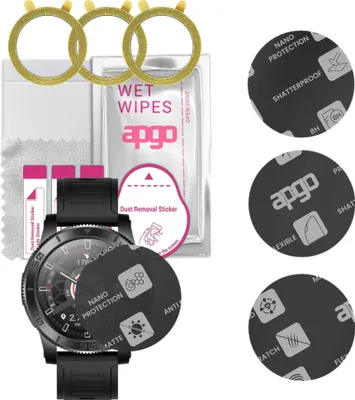 Produktbild von apgo 3 Stück Schutzglas, Matt, kompatibel mit Bemi VOYAGER Smartwatch, Hybrid 8H, Ersatz für Hartglas, Displayschutzglas, Bildschirmschutz, Displayschutz, kratzfest