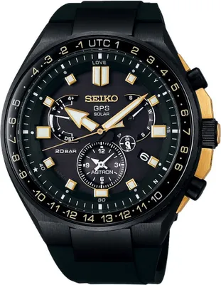 Produktbild von Seiko Astron GPS Solar Dual Time SSE174J1 Herrenarmbanduhr GPS Empfang f. Uhrzeit & Zeitzone
