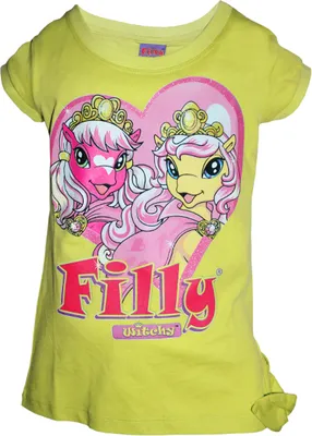 Produktbild von 84651 Disney Filly Unicorn Longshirt Mädchen Gelb Gr. 98 – Sonniges Shirt mit Einhorn-Motiv für kleine Filly-Fans