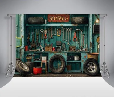 Image de Atelier - Arrière-plan - Photographie - Accessoires - Noir - Outils